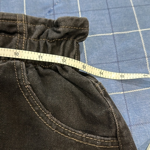 Cotton On Ladies Paperbag High Waist Black Shorts Size 6 - Picture 6 of 8